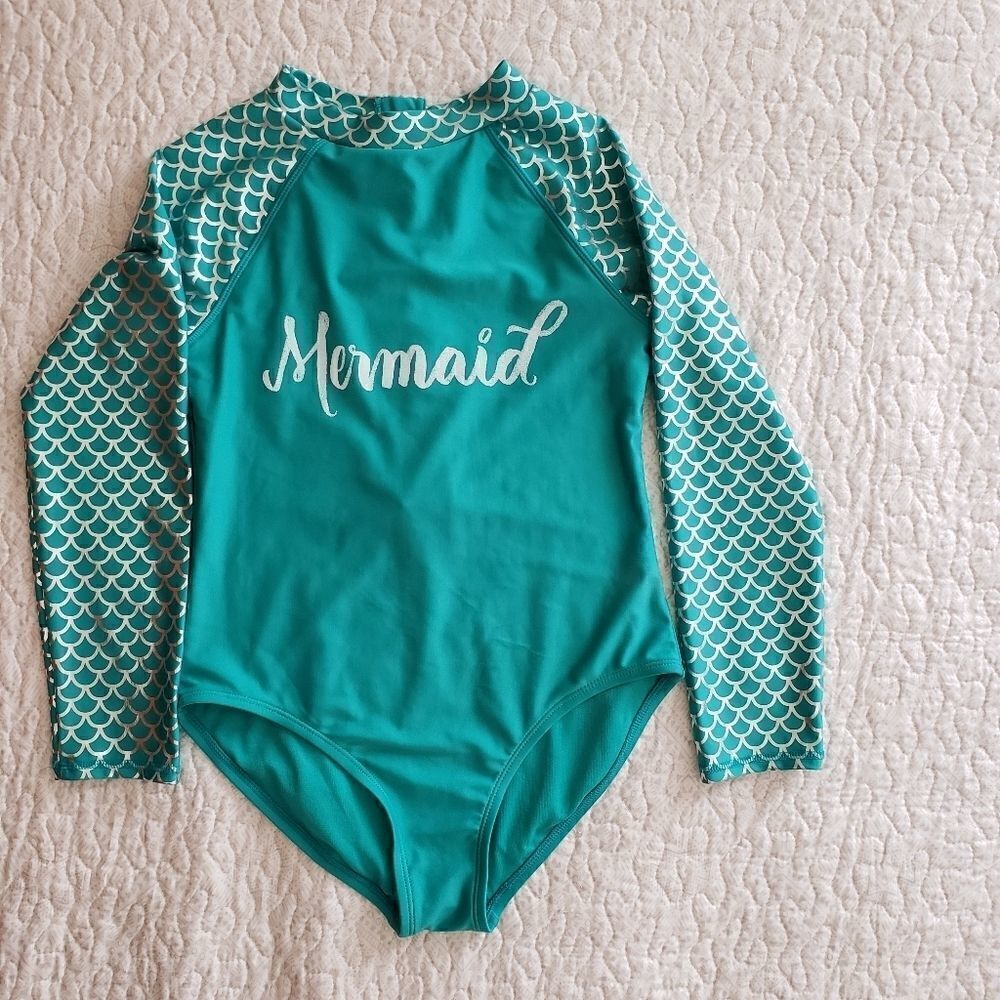Cat &Jack Girl swimming bodysuits sz L Plus